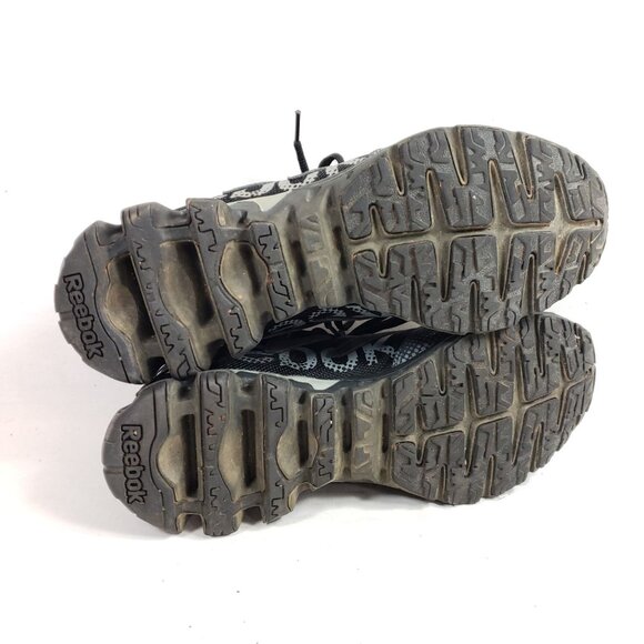 Reebok Zigtech Mens Size 8 Black Athletic Running Shoes Mesh Lace-Up - Picture 8 of 9